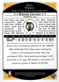 Back of Paul Pierce