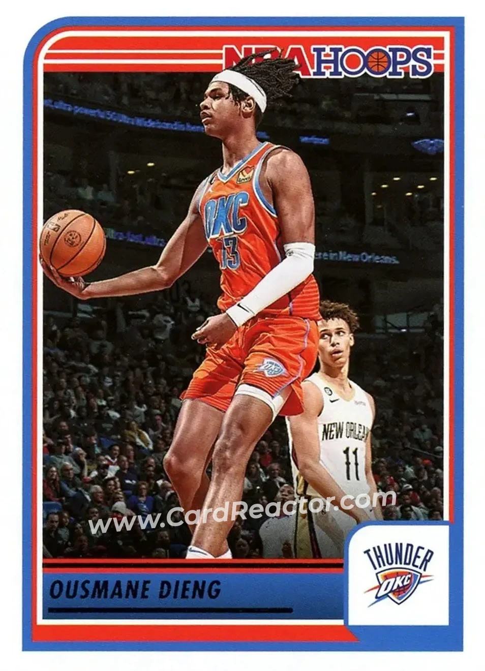 Enlarged card image