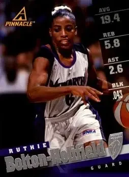 1998 Pinnacle WNBA #4 Ruthie Bolton