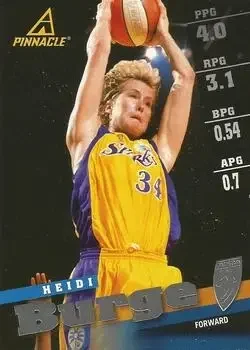 1998 Pinnacle WNBA #9 Heidi Burge