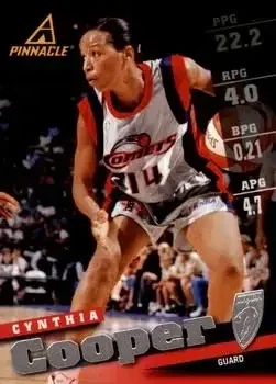 1998 Pinnacle WNBA #10 Cynthia Cooper