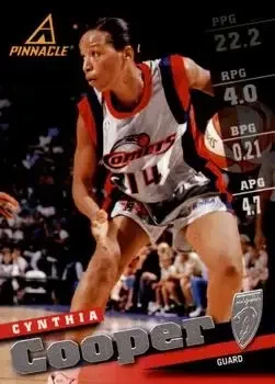 1998 Pinnacle WNBA #10 Cynthia Cooper