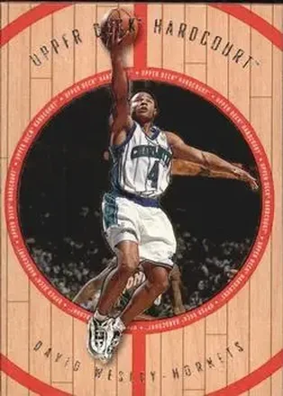 1998 Upper Deck Hardcourt #8 - David Wesley - Charlotte Hornets