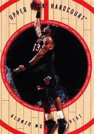 1998 Upper Deck Hardcourt #9 - Alonzo Mourning - Miami Heat