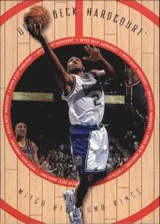 1998 Upper Deck Hardcourt #33 - Mitch Richmond - Washington Wizards 1998 Upper Deck Hardcourt #33 - Mitch Richmond - Washington Wizards