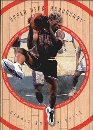1998 Upper Deck Hardcourt #54 - Dennis Rodman - Chicago Bulls