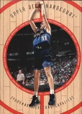 1998 Upper Deck Hardcourt #58 - Zydrunas Ilgauskas - Cleveland Cavaliers