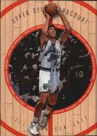 1998 Upper Deck Hardcourt #68 - Jeff Hornacek - Utah Jazz