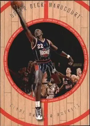 1998 Upper Deck Hardcourt #69 - Clyde Drexler - Houston Rockets