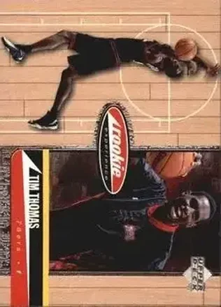 1998 Upper Deck Hardcourt #77 - Tim Thomas - Philadelphia 76ers 1998 Upper Deck Hardcourt #77 - Tim Thomas - Philadelphia 76ers