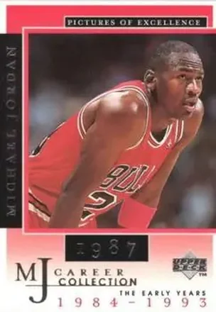 1998 Upper Deck Michael Jordan Career Collection #5 - Michael Jordan - Chicago Bulls