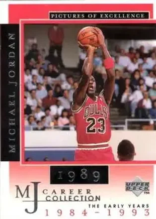 1998 Upper Deck Michael Jordan Career Collection #6 - Michael Jordan - Chicago Bulls