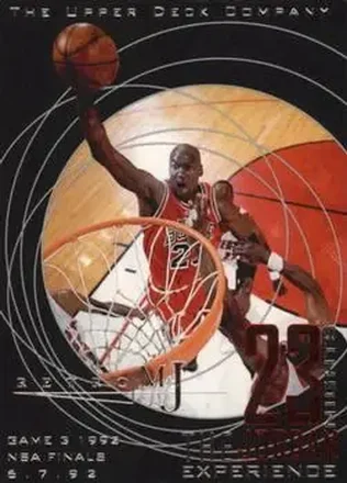 1998 Upper Deck Michael Jordan Career Collection feature card