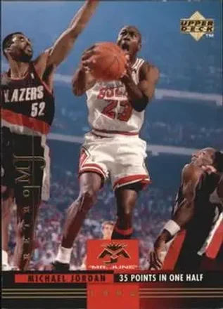 1998 Upper Deck Michael Jordan Career Collection feature card