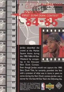 Back of Michael Jordan