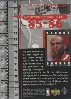 Back of Michael Jordan