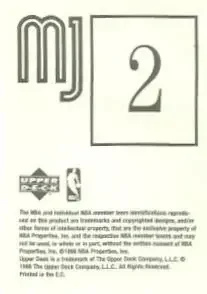 Back of Michael Jordan