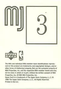Back of Michael Jordan