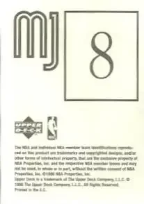 Back of Michael Jordan