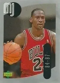 1998 Upper Deck Michael Jordan Stickers #10 Michael Jordan