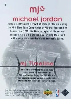 Back of Michael Jordan