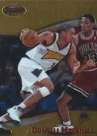 1998-99 Bowman's Best #18 - Donyell Marshall - Golden State Warriors