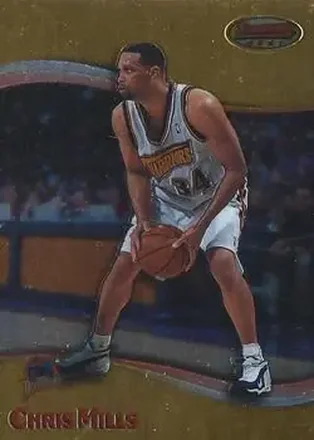 1998-99 Bowman's Best #32 - Chris Mills - Golden State Warriors