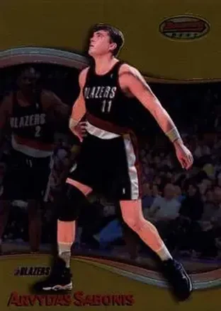 1998-99 Bowman's Best #42 - Arvydas Sabonis - Portland Trail Blazers 1998-99 Bowman's Best #42 - Arvydas Sabonis - Portland Trail Blazers