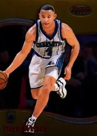 1998-99 Bowman's Best #73 - David Wesley - Charlotte Hornets
