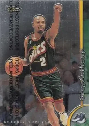 1998-99 Finest #54 - Greg Anthony - Seattle SuperSonics 1998-99 Finest #54 - Greg Anthony - Seattle SuperSonics