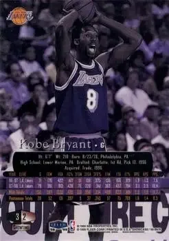 Back of Kobe Bryant