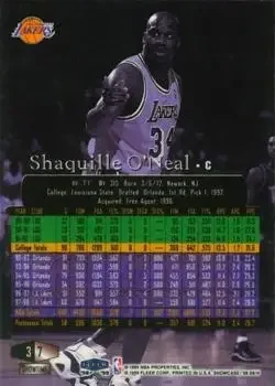 Back of Shaquille O'Neal
