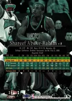 Back of Shareef Abdur-Rahim