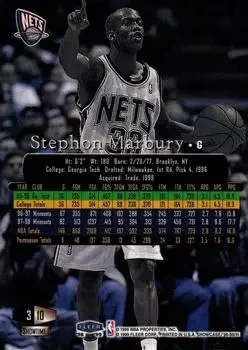 Back of Stephon Marbury