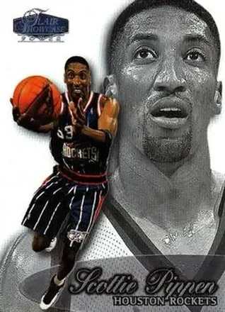 1998-99 Flair Showcase #14 - Scottie Pippen - Houston Rockets