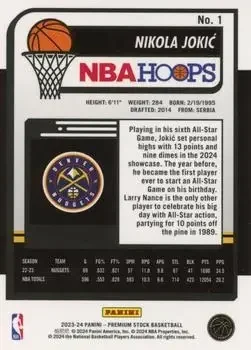 Back of Nikola Jokić