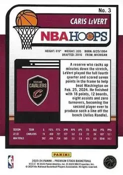 Back of Caris LeVert