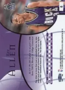 Back of Ray Allen