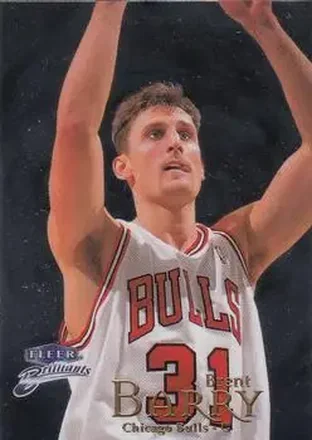 1998-99 Fleer Brilliants #12 - Brent Barry - Chicago Bulls 1998-99 Fleer Brilliants #12 - Brent Barry - Chicago Bulls