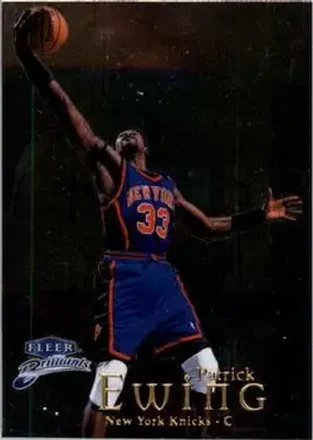 1998-99 Fleer Brilliants #18 - Patrick Ewing - New York Knicks