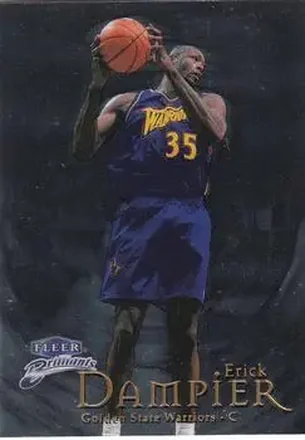 1998-99 Fleer Brilliants #29 - Erick Dampier - Golden State Warriors 1998-99 Fleer Brilliants #29 - Erick Dampier - Golden State Warriors