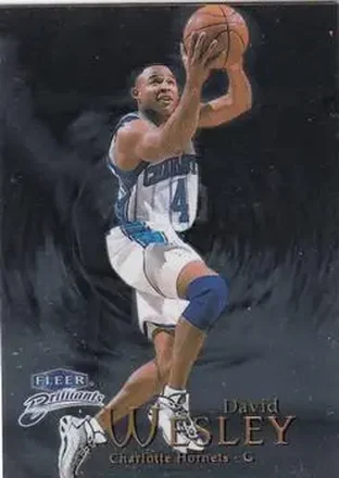 1998-99 Fleer Brilliants #33 - David Wesley - Charlotte Hornets