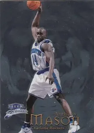 1998-99 Fleer Brilliants #38 - Anthony Mason - Charlotte Hornets