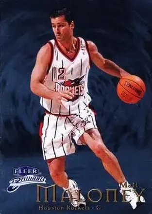 1998-99 Fleer Brilliants #45 - Matt Maloney - Houston Rockets