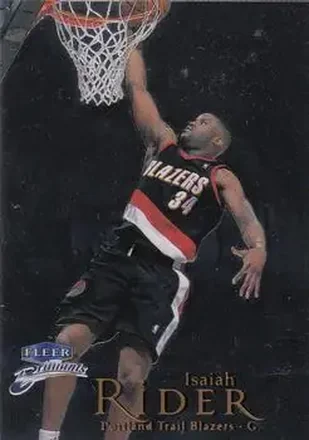 1998-99 Fleer Brilliants #48 - Isaiah Rider - Portland Trail Blazers