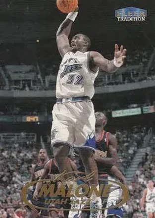 1998-99 Fleer Tradition #32 - Karl Malone - Utah Jazz