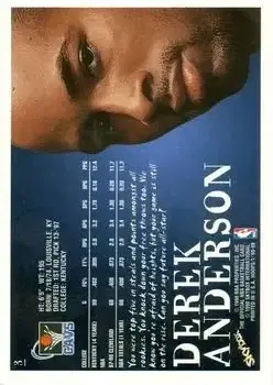 Back of Derek Anderson