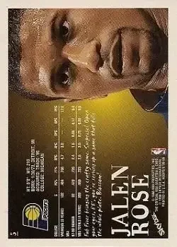 Back of Jalen Rose