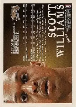 Back of Scott Williams