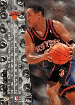 Back of John Starks